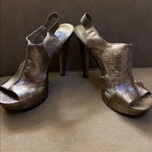 Nine West snakeskin heels